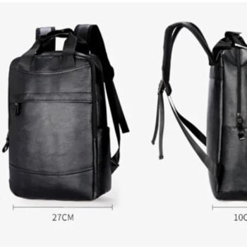 New Men Backpack PU Leather Backpack Large Laptop Backpacks Casual School Bag For Teenagers 2 New Men Backpack PU Leather Backpack Large Laptop Backpacks Casual School Bag For Teenagers