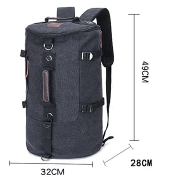 Large Capacity Backpack Men Travel Duffle Bag Male Luggage Canvas Bucket Shoulder Bag Outdoor Backpack
