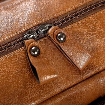 PU Leather Large Laptop Backpack Male Mochilas Casual School Bag For Teenagers High Quality 9 PU Leather Large Laptop Backpack Male Mochilas Casual School Bag For Teenagers High Quality