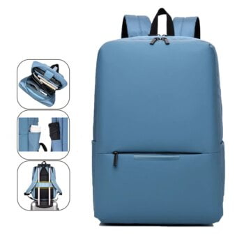 Uni School Backpack Waterproof Nylon Backpacks 14inch Laptop Backbags for Books School Bussinese Computer Multifunction