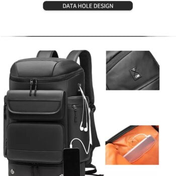 Large Capacity 50L Men Travel Backpack Outdoors Mountaineering Bag