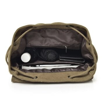 High Quality Canvas Men Backpack Large Shoulder