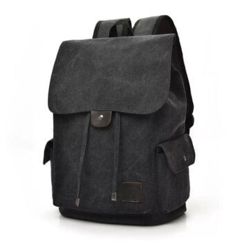 High Quality Canvas Men Backpack Large Shoulder