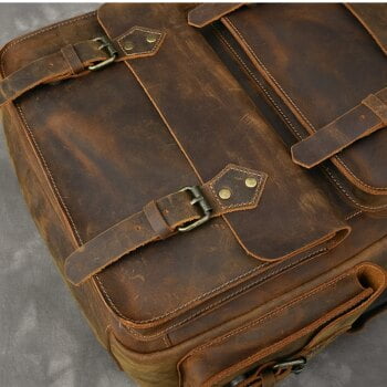 Vintage Crazy Horse Genuine Leather Backpack Men Backpack 17" Laptop Travel Rucksack Large Bag 6 Vintage Crazy Horse Genuine Leather Backpack Men Backpack 17" Laptop Travel Rucksack Large Bag