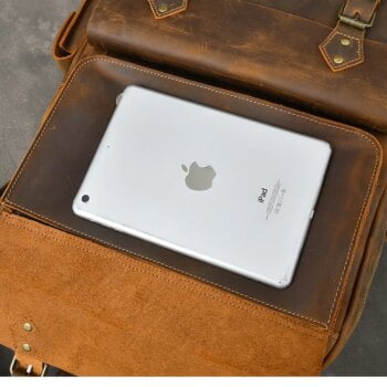 Vintage Crazy Horse Genuine Leather Backpack Men Backpack 17" Laptop Travel Rucksack Large Bag 13 Vintage Crazy Horse Genuine Leather Backpack Men Backpack 17" Laptop Travel Rucksack Large Bag