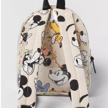 Disney Girls Backpack Mickey Mouse Print Travel