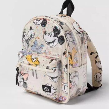 Disney Girls Backpack Mickey Mouse Print Travel
