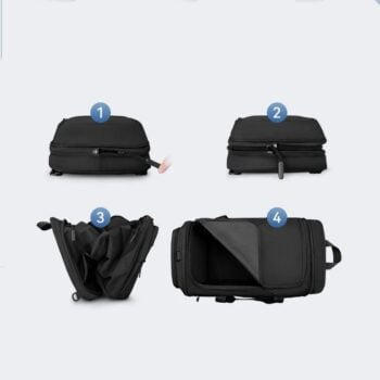 Foldable Duffle Bag Men With Shoes Pouch Large Capacity Gym Bags 2 Foldable Duffle Bag Men With Shoes Pouch Large Capacity Gym Bags