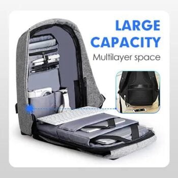 Multifunction USB Charging 15 Inch Laptop Backpack Anti-Theft Fashion Travel Backpack 4 Multifunction USB Charging 15 Inch Laptop Backpack Anti-Theft Fashion Travel Backpack