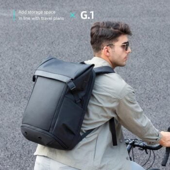 Large Capacity Expandable Laptop Bag Outdoor Travel Backpack USB Charging Port