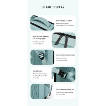 Waterproof Travel 16 Inch Laptop Backpack Shoe Bag Hidden USB Port Travel Camping Bag 9 Waterproof Travel 16 Inch Laptop Backpack Shoe Bag Hidden USB Port Travel Camping Bag